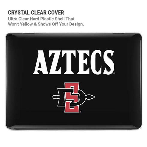 San Diego State University Aztecs Black MacBook Pro 14in (2021-24) Case plus Skin